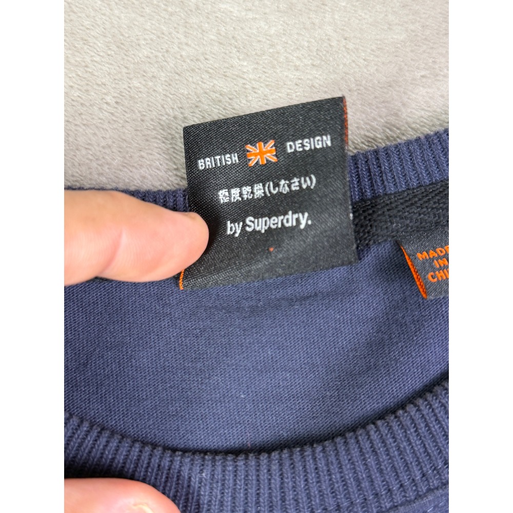 Superdry Vintage Tee Shirt Mens Medium Tokyo Japan Navy Blue Graphic T-Shirt - Picture 5 of 9